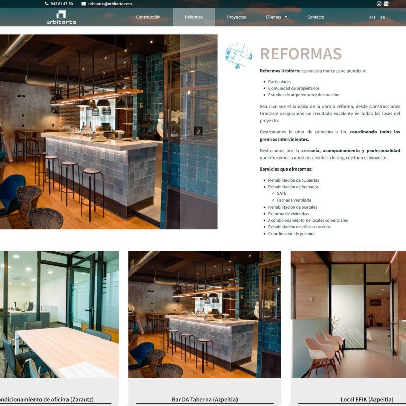 Urbitarte Construcciones y Reformas